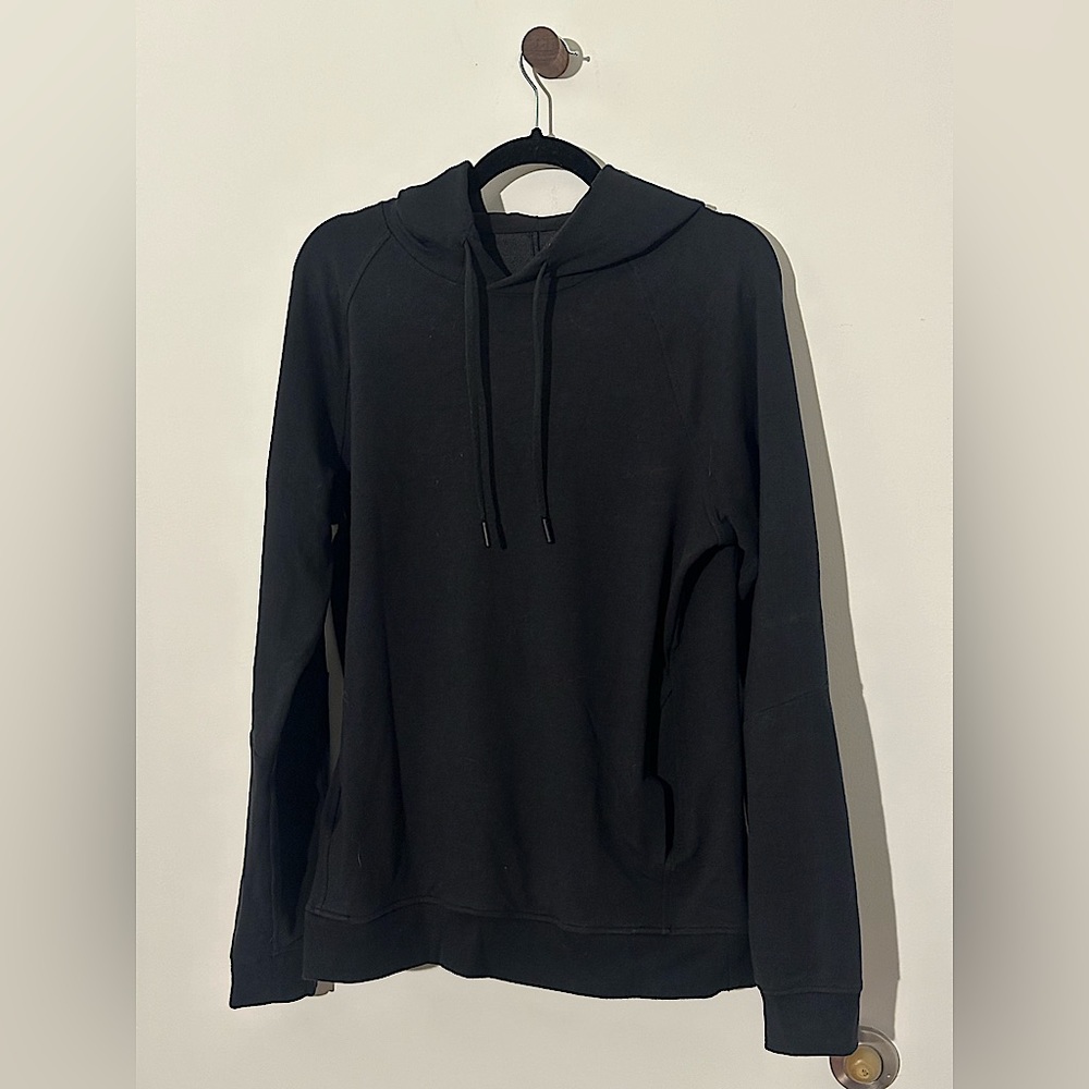 lululemon city sweat black pullover hoodie M